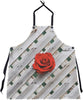 MISC Fence Rose Apron 27 X 30 Red