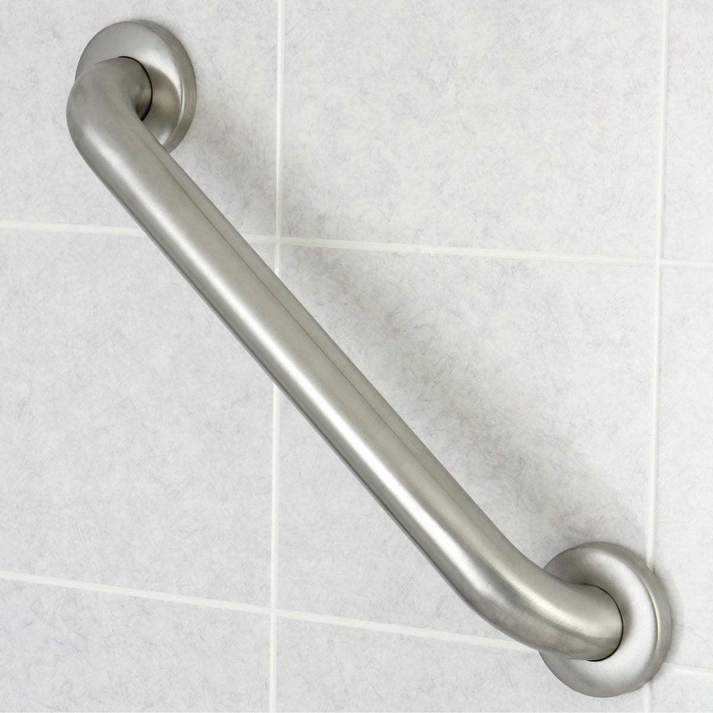 Commercial Grade 16 inch Stainless Steel Grab Bar Silver Metal Chrome Finish