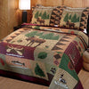 Moose Lodge Quilt Set 3 Pieces - Diamond Home USA