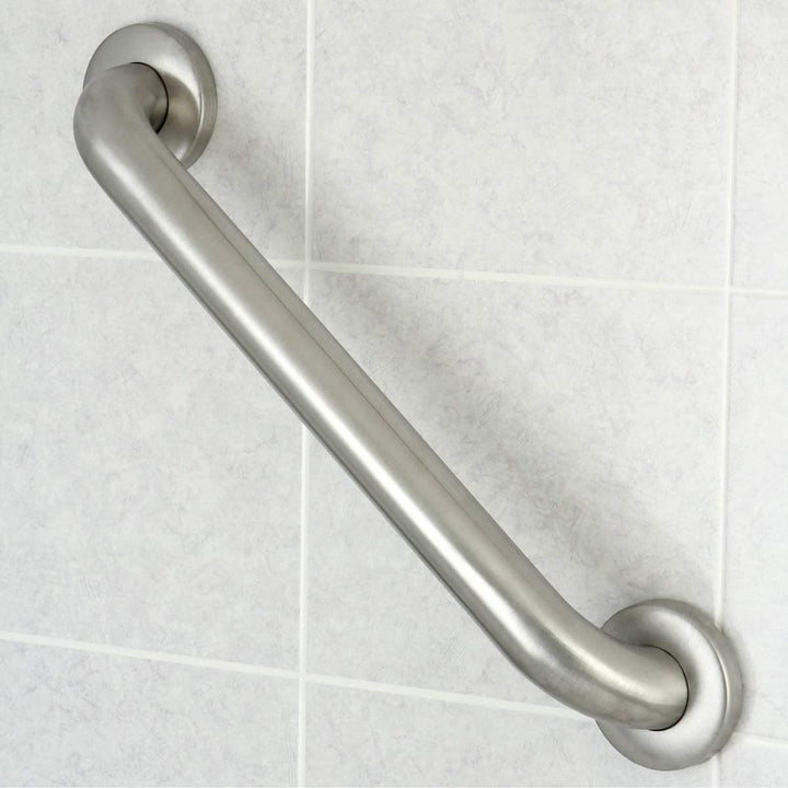 Commercial Grade 16 inch Stainless Steel Grab Bar Silver