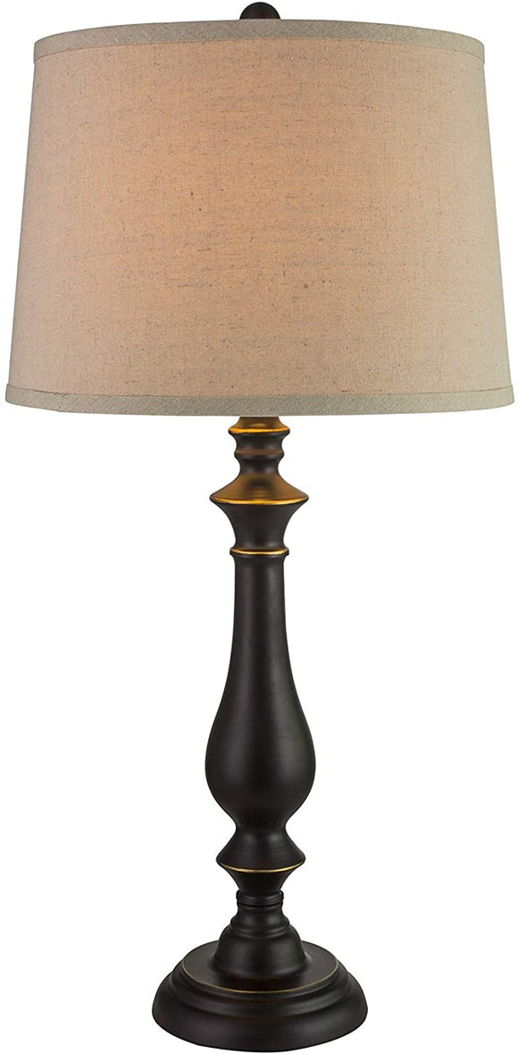 #1433mb 31 5 Inch Metal Table Lamp Bronze Brown