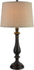 #1433mb 31 5 Inch Metal Table Lamp Bronze Brown