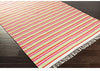 MISC Pepper Hand Woven Today Black Area Rug 5' X 8' Pink Graphic Kids Tween Acrylic Polyester Synthetic Latex Free Handmade