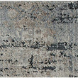 MISC Blue Navy Area Rug 5' X 8' Grey Bohemian Eclectic Polypropylene Latex Free Stain Resistant