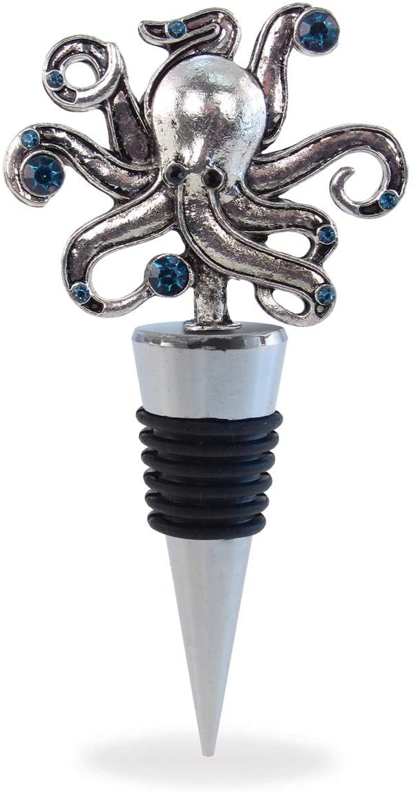 Cheers Metal Octopus Wine Stopper Color 1