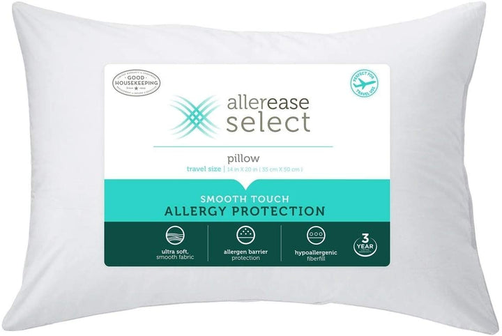 Smooth Touch Allergy Protection Travel Pillow