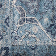 MISC Antique Medallion Blue/Ivory Area Rug (3'3"x5'3") Blue Polypropylene Contains Latex Stain Resistant