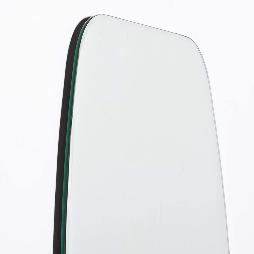 Modern Bathroom Mirror Silver 31 5hx23 6wx 5d Mid Century Contemporary Transitional Includes Hardware