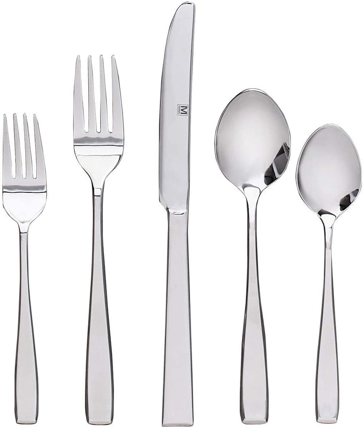 Flatware Stainless Steel 20pc Set Nice 9" X 0'5" Modern Contemporary - Diamond Home USA