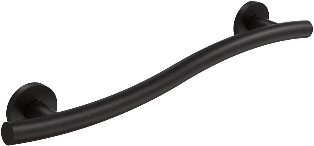 Wave Designer Grab Bar Oil Rubbed BronzeÃƒâ€šÂ 24 Inch Metal Bronze Finish