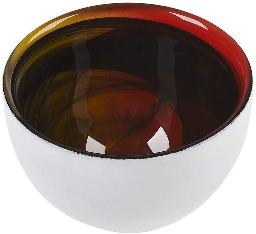 Small Nut Bowl White Solid Formal Modern Contemporary