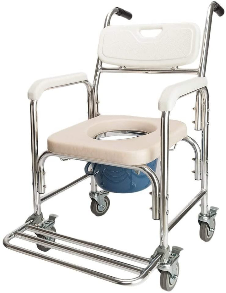 Disabled Pregnant Women Chair Bath Grey Traditional Plastic Steel - Diamond Home USA