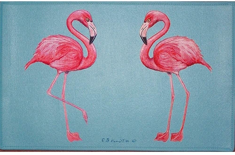 Pink Flamingos Place Mat Set 4 Color Rectangle Polyester