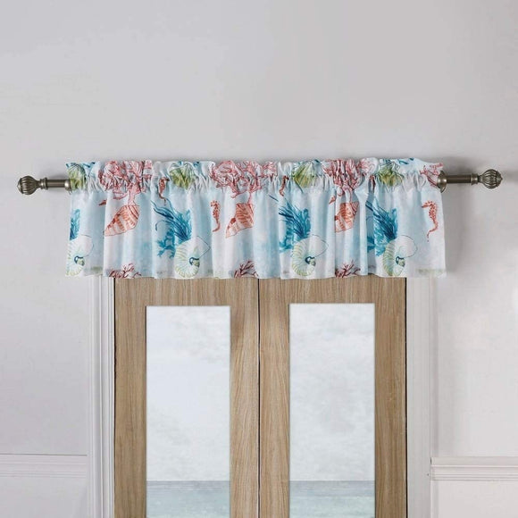 Coastal Window Valance Color Nautical 100% Polyester Lined