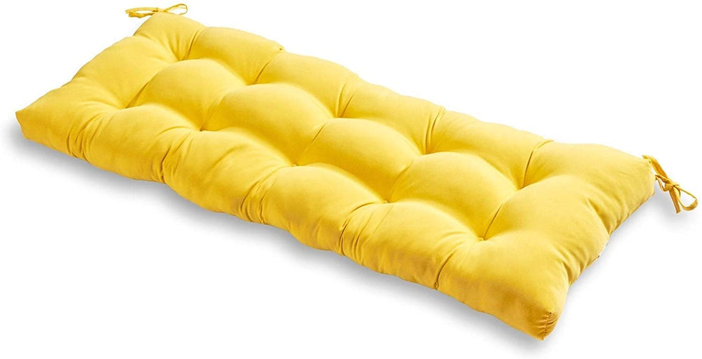 51 inch Outdoor Yellow Bench Cushion Solid Modern Contemporary Transitional Polyester Fade Resistant Uv Water