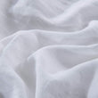 Unknown1 Linen Duvet Cover Pillow Pieces Set Basic White Solid Color Shabby Chic 3 Piece