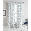 Dotted Moroccan Window Curtain Set Mod Dots Trellis Pattern Panels Pair Contemporary Trendy Stylish Window Treatment Drapes Rod Pocket Polyester