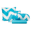 Chevron Pattern Comforter Set Zig Zag Horizontal Stripes Inspired Stylish V Shape Lines Design Soft Cozy Bedding Vibrant Vivid