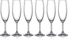 MISC Gifts Inc European Set/6 Flute Glass 7 5 Oz 6 Piece