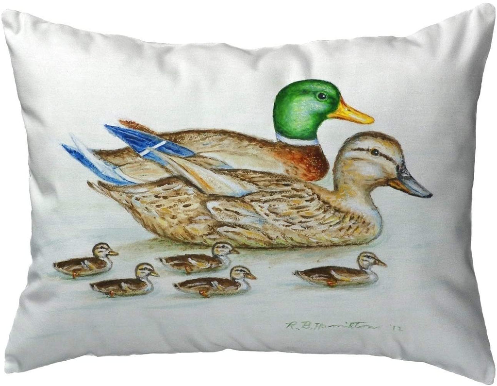 Family Small No Cord Pillow 12x12 Color Graphic Cabin Lodge Polyester