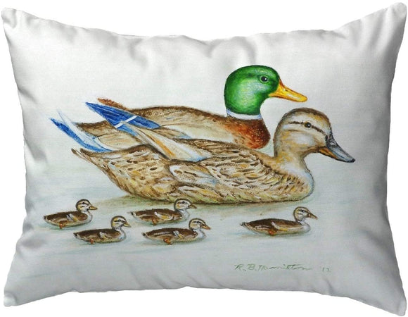 Family Small No Cord Pillow 12x12 Color Graphic Cabin Lodge Polyester