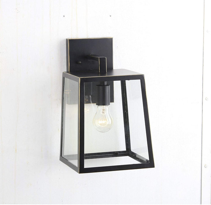 Trey 1 Light Outdoor Wall Mounted Lighting Black Modern Contemporary Dimmable