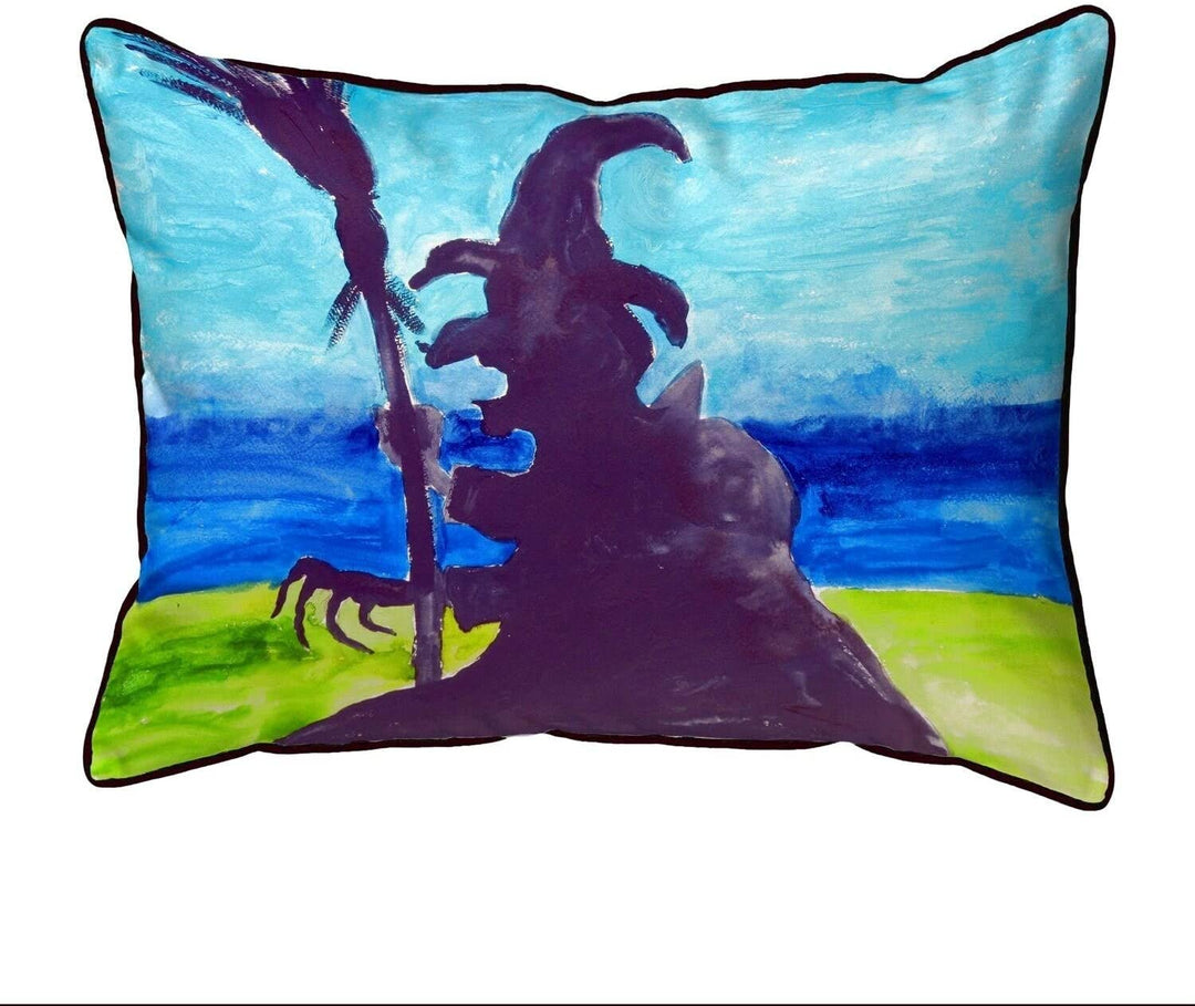 Wicked Witch Small Pillow 11x14 Color Graphic Casual