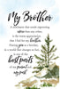 'My Brother' Wood 6 inch X 9 inch Plaque Easel French Country Traditional