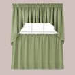 MISC Valance Sage Green Solid Farmhouse 100% Polyester
