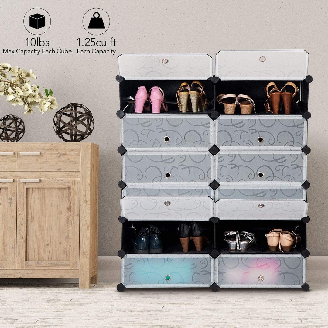 12 Cubic Pp Shoe Cabinet Portable Shoes Rack Storage