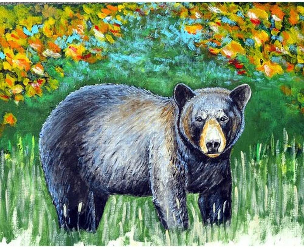 Black Bear Door Mat 18x26 Color Modern Contemporary