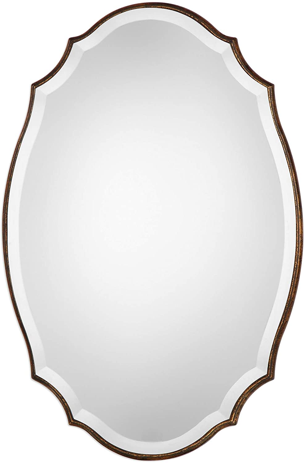 Oval Mirror Antique Silver 19 875x30x0 47 Transitional Hooks