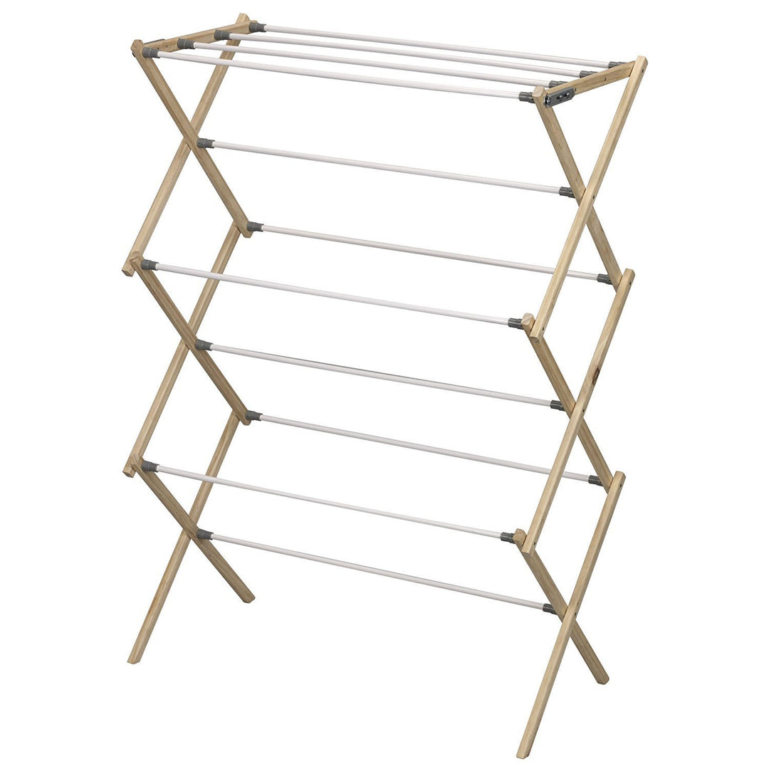 Brown Tan er Drying Rack Laundry Day Home X Frame