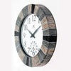 13" /Outdoor Faux Slate Clock Color Round Plastic