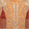 Handmade Chenille Flatweave Ikat Rug (India) 2'8" X 4'6" Brown Oriental Modern Contemporary Latex Free