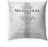 MISC Medicinal Herb Indoor|Outdoor Pillow by 18x18 Grey Geometric Farmhouse Polyester Removable Cover