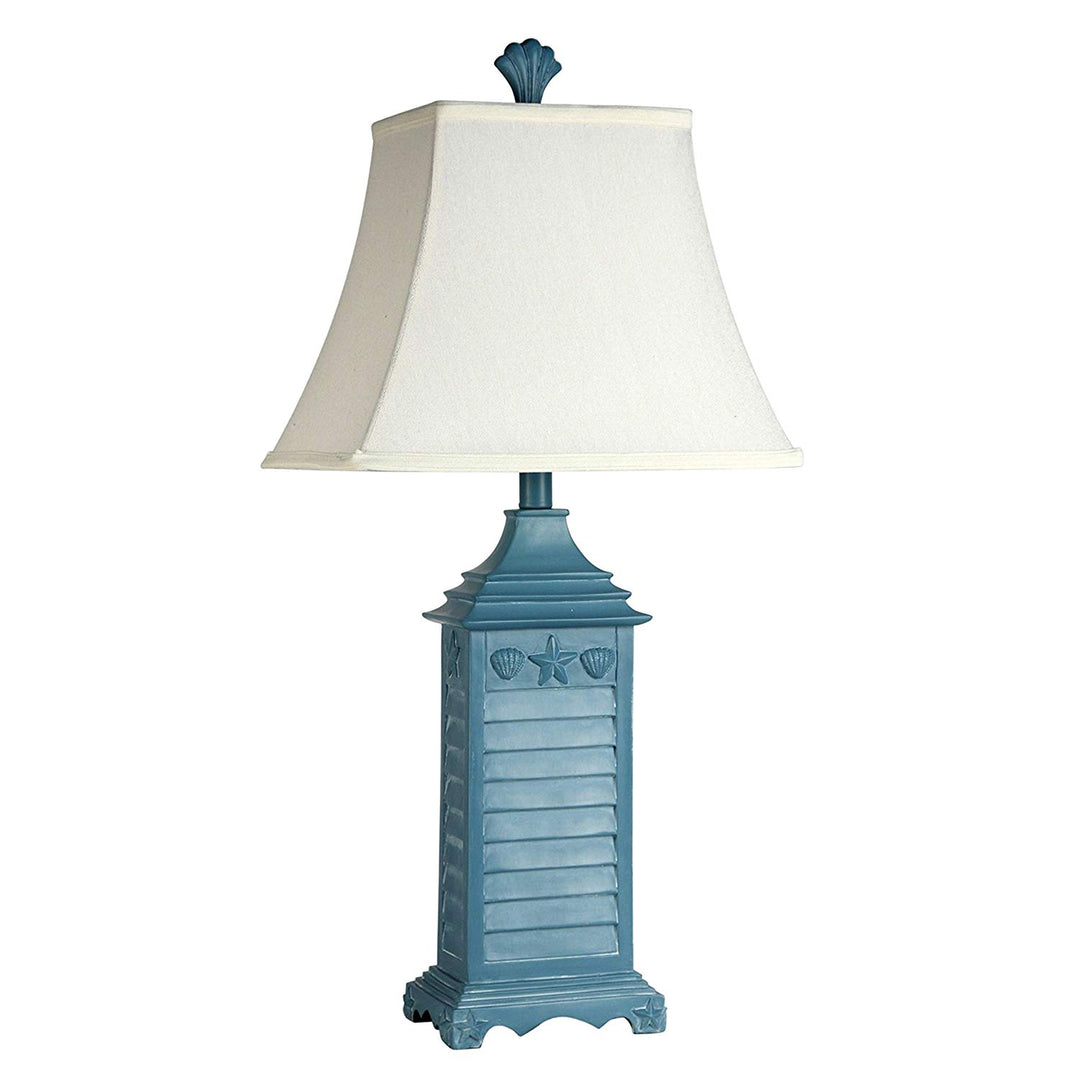 Oceanic Pastel Lamp Coastal Vintage Lighting Seaside Cabin