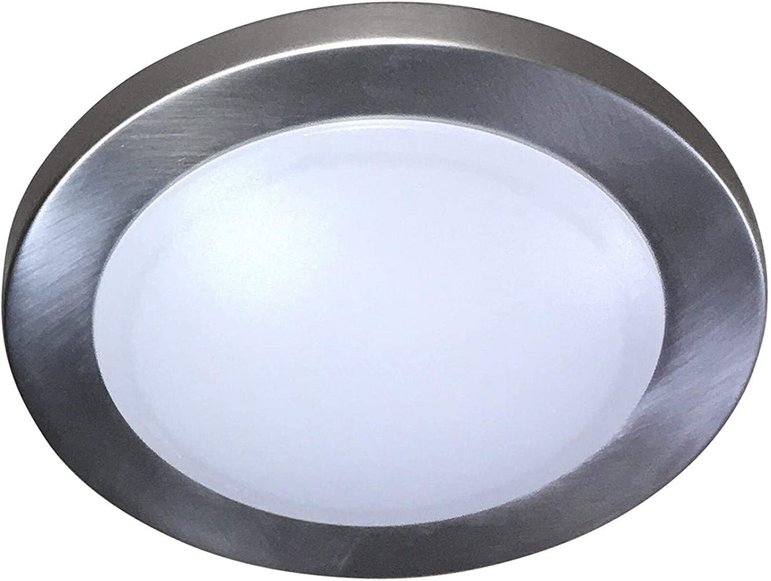 1 Light Integrated Led Flush Mount Ceiling Light Brushed