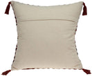 Transitional Multicolored Pillow Cover Poly Insert Color Medallion Cotton Removable