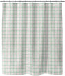 Anchor Mint Pink Shower Curtain by 71x74 Green Geometric Nautical Coastal Polyester