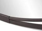 MISC Oval Iron Tray 3h X 24w 12d Grey