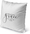MISC Amazing Indoor|Outdoor Pillow by 18x18 Black Farmhouse Polyester Removable Cover