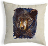 Bear Noncorded Pillow 18x18 Color Graphic Rustic Polyester One Water Resistant