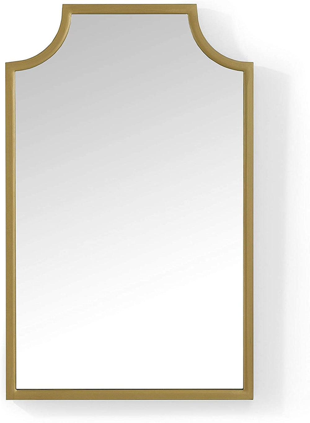 Goldtone Wall Mirror Glam