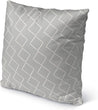 MISC Tilting Diamonds Indoor|Outdoor Pillow by 18x18 Grey Geometric Farmhouse Polyester Removable Cover