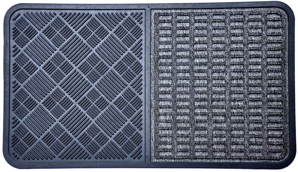 Rubber Grey Doormat Color Modern Contemporary