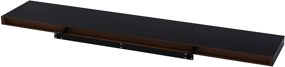 MISC Black High Gloss Wood 9 25 inches X 46 5 inches 1 5 inches Shelf Particle Board Plastic