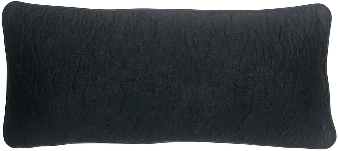 Moonlit Bear Rectangle Decorative Pillow Black Nature Cabin Lodge Cotton Removable Cover - Diamond Home USA