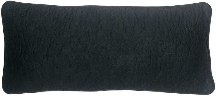 Moonlit Bear Rectangle Decorative Pillow Black Nature Cabin Lodge Cotton Removable Cover - Diamond Home USA