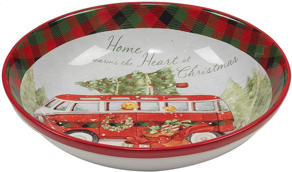 Home Christmas Serving/Pasta Bowl Ceramic 1 Piece Dishwasher Safe